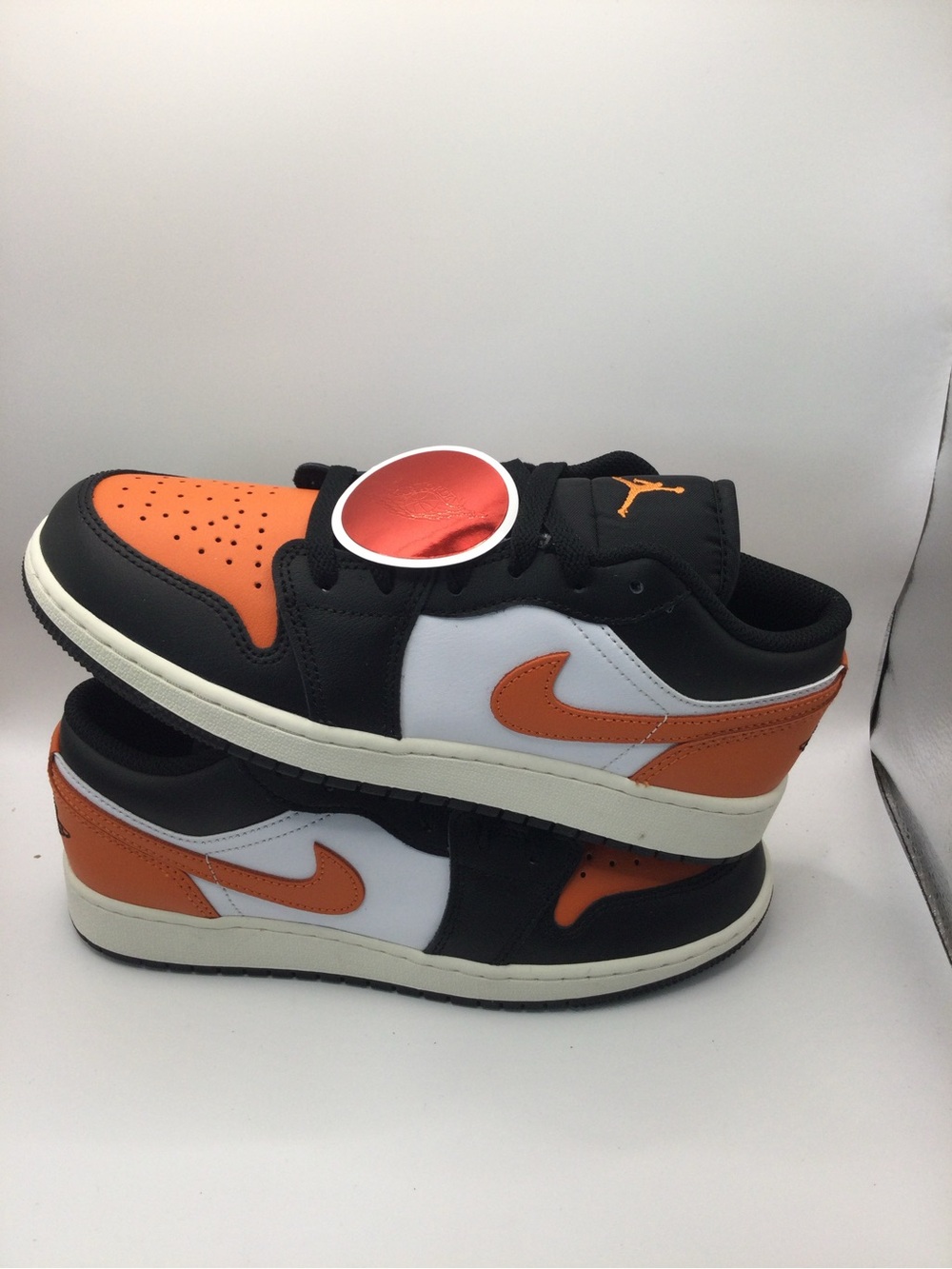 Jordan Men's Low Top Sneakers - Black & Orange